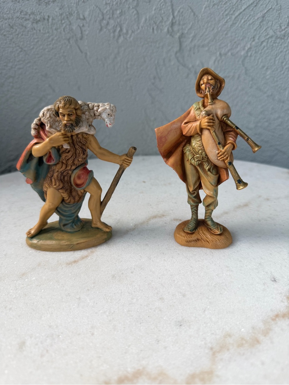 Vintage Nativity Set with Stable Made in Italy - Picture 7 of 9